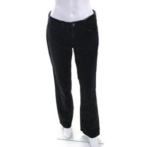 J Brand Womens Cotton Denim Low-Rise Flared Hem OP Jett Jeans Black Size 30